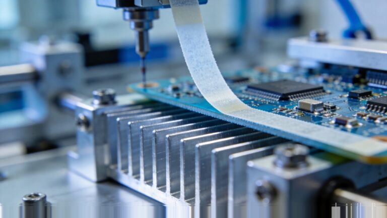 High-temperature industrial adhesive tape applied in an automotive electronics assembly application