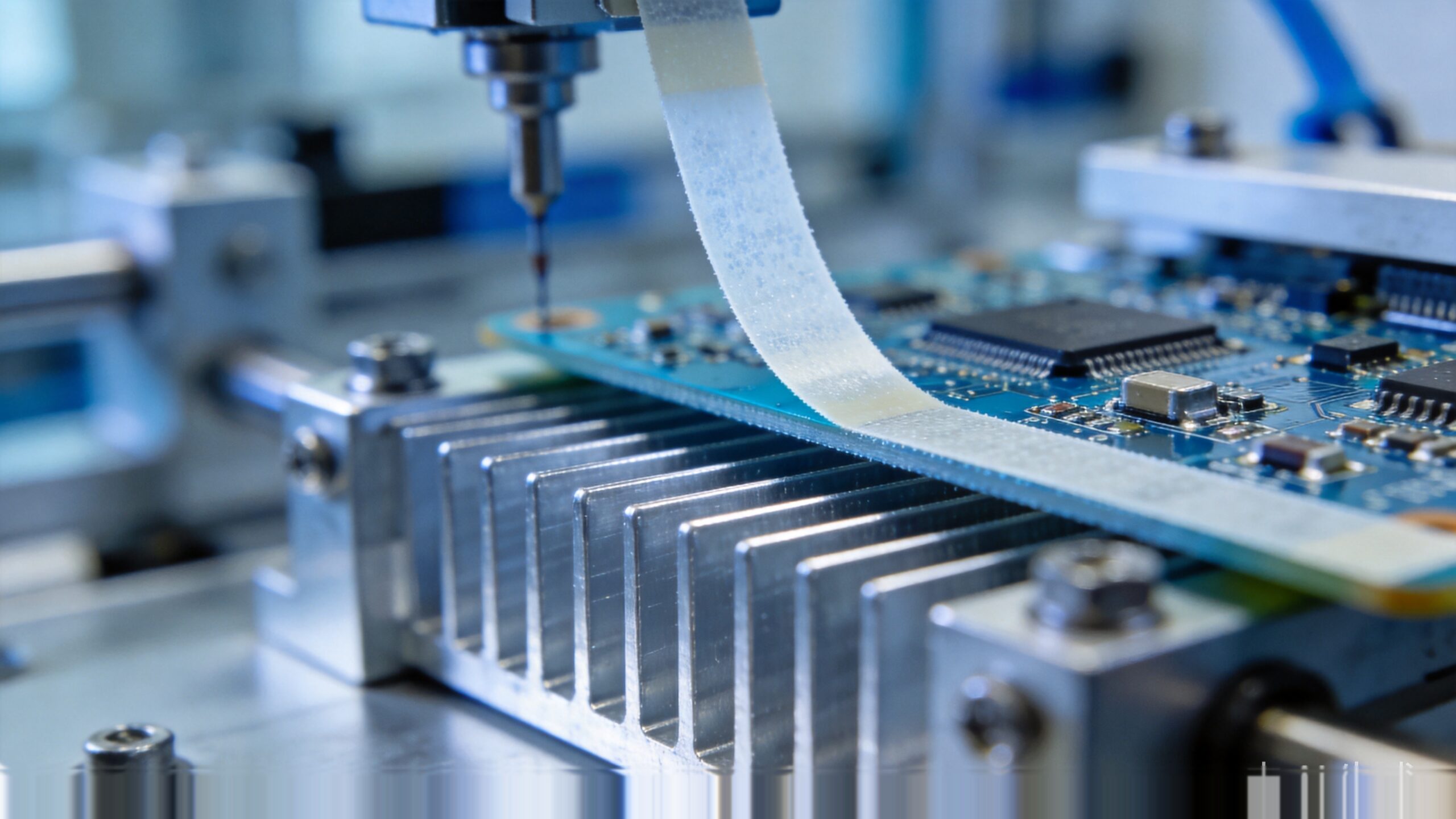 High-temperature industrial adhesive tape applied in an automotive electronics assembly application